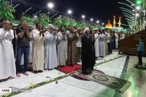 تصاویری از نخستین شب جمعه ماه رمضان در کربلا