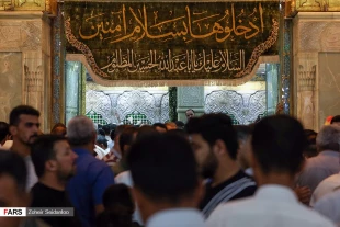 تصاويري از نخستين شب جمعه ماه رمضان در كربلا