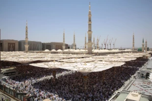 نماز جمعه اين هفته مسجدالنبي و مسجدالحرام تصاوير