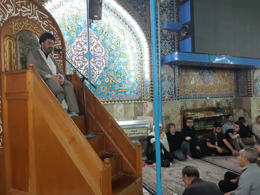 مراسم احياي شب قدر در خيمه گاه حسيني