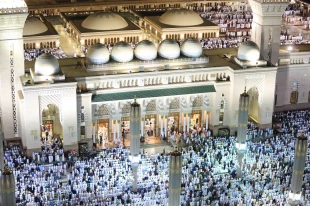 مسجدالنبي در ماه رمضان  تصاوير