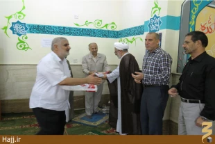 بازديد مديران بعثه رهبري و شمسا از آشپزخانه ابوتراب كربلا