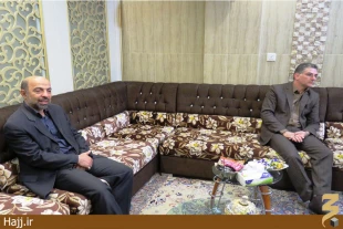 ديدار مدير عامل شركت شمسا با نماينده بعثه رهبري در كربلا 
