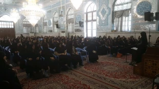 همايش بانوان حج گزار گلستاني برگزار شد