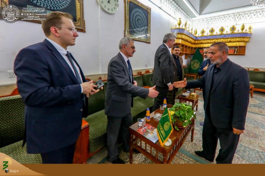 بازدید سفیر روسیه در عراق از حرم امیر مومنان 2