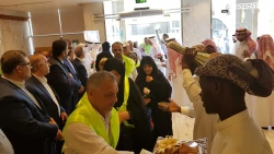 برگزاری مراسم استقبال از اولین حجاج ایرانی در  هتل روضه المبارک 2