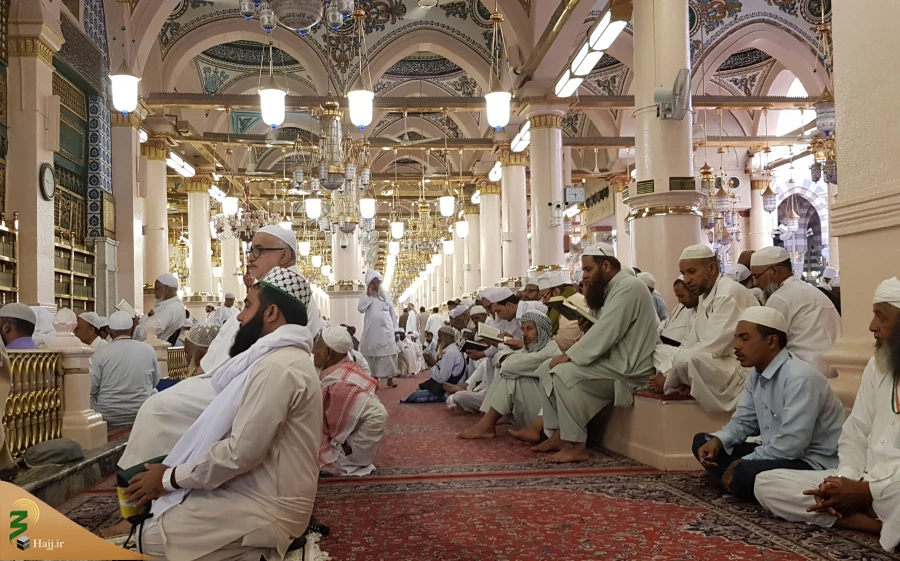 مسجدالنبی(ص)؛ صحنه همبستگی و نمایش برادری مسلمانان 7