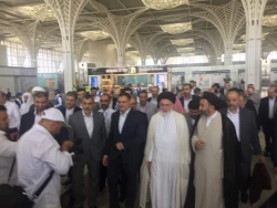 سرپرست حجاج ایرانی در فرودگاه مدینه منوره

باید فرصت را غنیمت بشماریم و برای ارایه خدمت شایسته تر تلاش کنیم  2