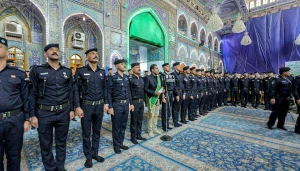 تجدید میثاق افسران نظامی با امام حسین در کربلا
