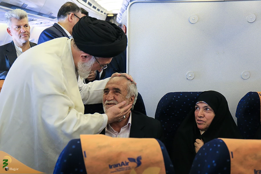 گفتگوی صمیمی سرپرست حجاج ایرانی با مسافران شهر پیامبر 3