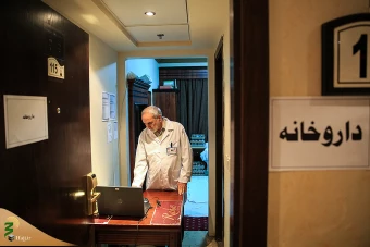 بازدید سرپرست حجاج ایرانی از درمانگاههای ایرانی در مدینه 17