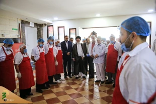 بازدید سرپرست حجاج ایرانی از آشپزخانه های مرکزی مدینه منوره- گزارش تصویری 2