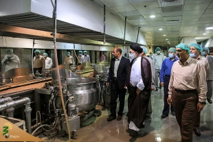 بازدید سرپرست حجاج ایرانی از آشپزخانه های مرکزی مدینه منوره- گزارش تصویری 4
