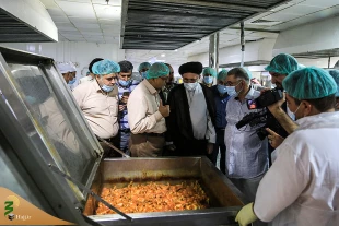بازدید سرپرست حجاج ایرانی از آشپزخانه های مرکزی مدینه منوره- گزارش تصویری 5