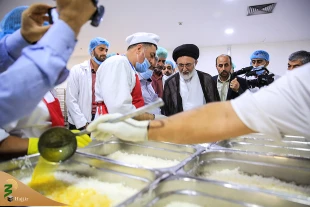 بازدید سرپرست حجاج ایرانی از آشپزخانه های مرکزی مدینه منوره- گزارش تصویری 13