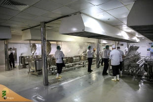 بازدید سرپرست حجاج ایرانی از آشپزخانه های مرکزی مدینه منوره- گزارش تصویری 14