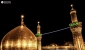 حرم امام حسین در شب