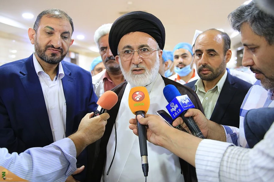 مصاحبه سرپرست حجاج ایرانی در بازدید از آشپزخانه های مرکزی مدینه 2