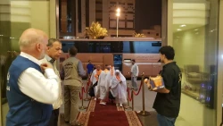 ورود اولین کاروان زائران مدینه بعد کشورمان به مکه مکرمه 5