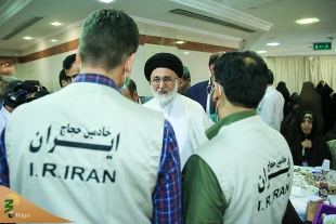 بازدید سرزده سرپرست حجاج ایرانی از هتل محل اقامت زائران ایرانی در مدینه  6