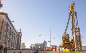 توسعه بنای تل زینبیه در پروژه صحن حضرت زینب (س)