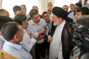 استقبال پرشور زایران کشورمان از سرپرست زایران ایرانی خانه خدا 2
