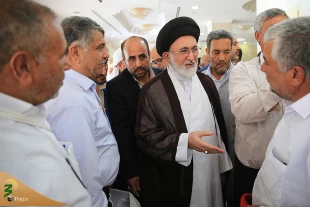 استقبال پرشور زایران کشورمان از سرپرست زایران ایرانی خانه خدا 3