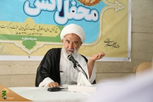 بیان نکات اخلاقی و تاریخ اسلام  در دو محفل انس و معرفت  در شهر پیامبر  16