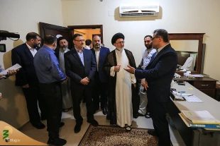 بازدید سرپرست حجاج ایرانی ازستاد اجرایی حج درمدینه 2