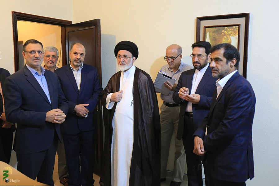 بازدید سرپرست حجاج ایرانی ازستاد اجرایی حج درمدینه 2