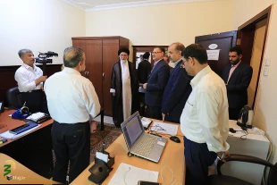 بازدید سرپرست حجاج ایرانی ازستاد اجرایی حج درمدینه 3