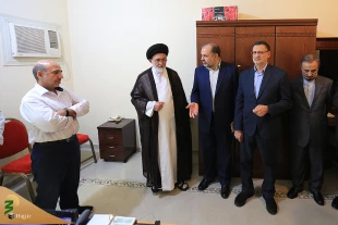 بازدید سرپرست حجاج ایرانی ازستاد اجرایی حج درمدینه 4