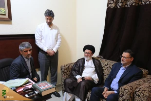 بازدید سرپرست حجاج ایرانی ازستاد اجرایی حج درمدینه 7