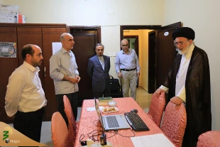 بازدید سرپرست حجاج ایرانی ازستاد اجرایی حج درمدینه 8