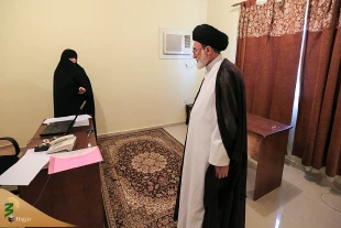 بازدید سرپرست حجاج ایرانی ازستاد اجرایی حج درمدینه 9