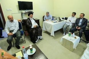 بازدید سرپرست حجاج ایرانی ازستاد اجرایی حج درمدینه 15