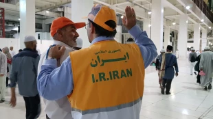 حضور بیست و چهارساعته راهنمایان حجاج در مسجدالحرام 2