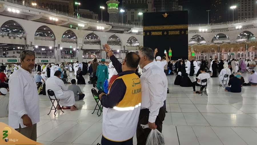حضور بیست و چهارساعته راهنمایان حجاج در مسجدالحرام 8