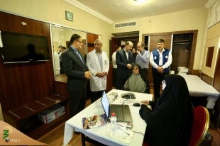 بازدید رییس سازمان حج وزیارت از درمانگاههای مدینه 3