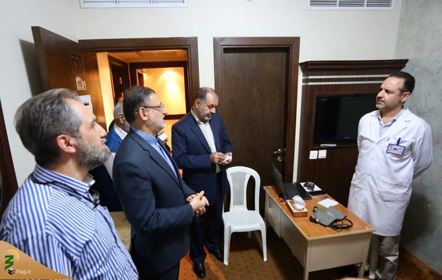 بازدید رییس سازمان حج وزیارت از درمانگاههای مدینه 4