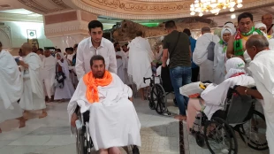 همراه با کاروان جانبازان در مسجدالحرام+گزارش تصویری 2