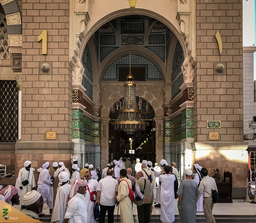 درهاى مسجد النبی 6