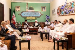 دیداررییس هیئت اعزامی مجلس اعلای عراق به حرمین شریفین با سرپرست حجاج ایرانی 6