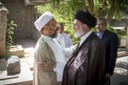 دیدار سرپرست حجاج ایرانی با امام جماعت مسجد شیعیان مدینه   2