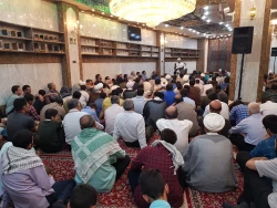 حضرت ابوالفضل علیه السلام عبد مطیع خدا بود.

سخنران مراسم بعثه مقام معظم رهبری در حرم حسینی با اشاره زیارتنامه امام امام صادق تاکید کرد حضرت ابوالفضل علیه السلام عبد مطیع خدا بود و به این دلیل باب الحوائج است.
 2