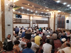 حضرت ابوالفضل علیه السلام عبد مطیع خدا بود.

سخنران مراسم بعثه مقام معظم رهبری در حرم حسینی با اشاره زیارتنامه امام امام صادق تاکید کرد حضرت ابوالفضل علیه السلام عبد مطیع خدا بود و به این دلیل باب الحوائج است.
 3
