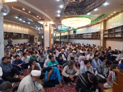 حضرت ابوالفضل علیه السلام عبد مطیع خدا بود.

سخنران مراسم بعثه مقام معظم رهبری در حرم حسینی با اشاره زیارتنامه امام امام صادق تاکید کرد حضرت ابوالفضل علیه السلام عبد مطیع خدا بود و به این دلیل باب الحوائج است.
 5