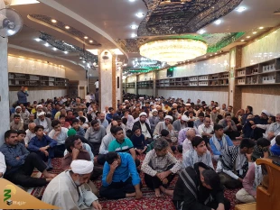 حضرت ابوالفضل علیه السلام عبد مطیع خدا بود.

سخنران مراسم بعثه مقام معظم رهبری در حرم حسینی با اشاره زیارتنامه امام امام صادق تاکید کرد حضرت ابوالفضل علیه السلام عبد مطیع خدا بود و به این دلیل باب الحوائج است.
 5