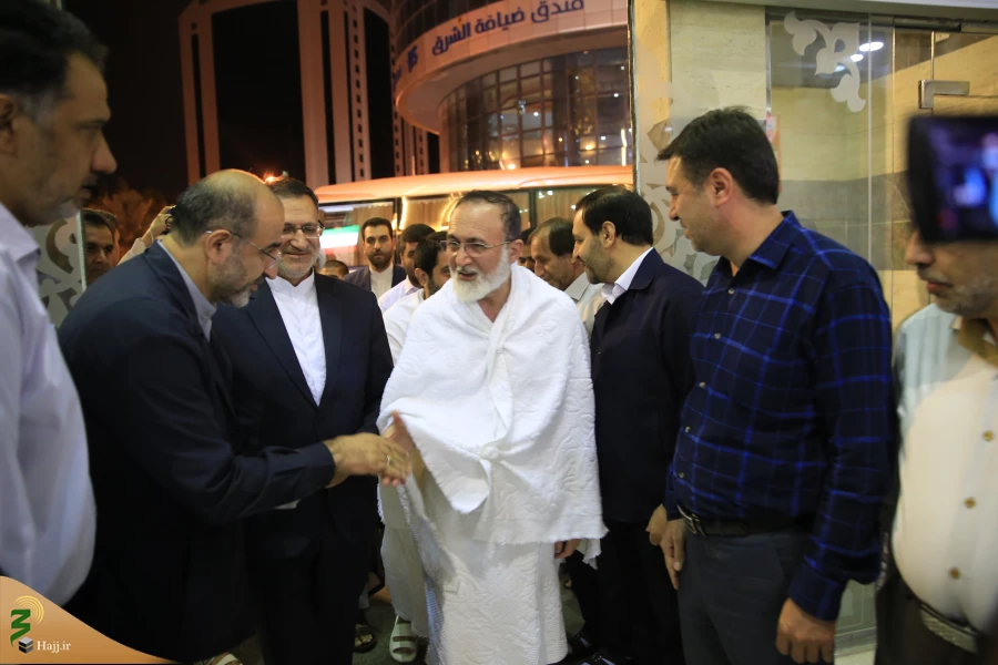 ورود سرپرست حجاج ایرانی خانه خدا به مکه مکرمه  4