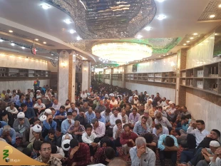 اگر انسان خوب باشد خداهم اورا مورد تفضل قرار می دهد 

سخنران مراسم بعثه مقام معظم رهبری در سرداب علقمی با اشاره به اینکه اگر انسان خوب باشدوگناه نکند خداهم اورامورد تفضل خود قرار می دهدتأکید کرد: خدا از 1400سال پیش برنامه داده وماعمل نمی کنیم وبه مشکل ب
